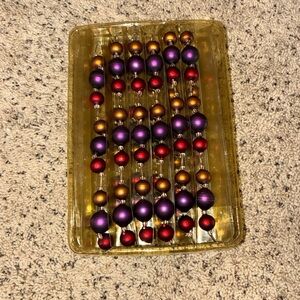 Vintage 2005 Target Glass Christmas Garland